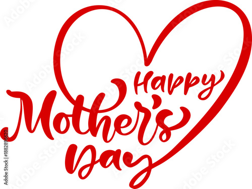 Wallpaper Mural appy Mother’s Day Typography icon. Text Design with floral Lettering and Mother Love Symbols. Torontodigital.ca