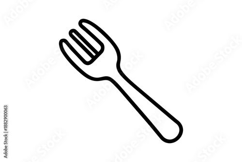 Spoon and Fork Crossed Icon – Restaurant, Food and Dining Symbol. Simple utensil icon with spoon and fork crossed over each other. Simple utensil icon with spoon and fork crossed over each other.