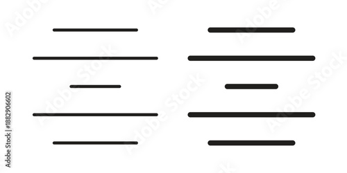 Align center icon suitable for mobile application.