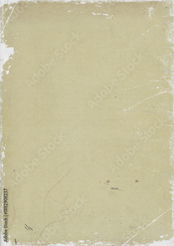 Solid grey Color paper Background. Ephemera with folds and scratches