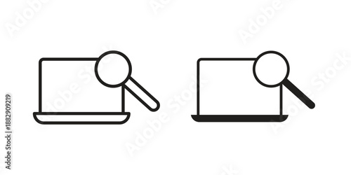 Browsing icon suitable for mobile application.