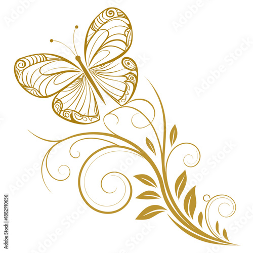 Abstract Gold Foil Texture with Metallic Shine on White Background