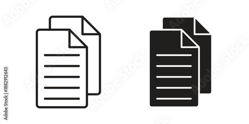 Copy icon suitable for mobile application.