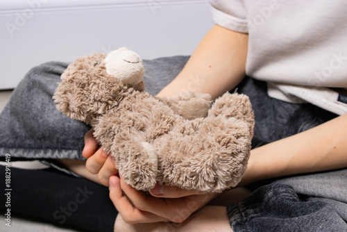 Wallpaper Mural Soft Plush Bear Toy for Kids and Infants - Cuddly Stuffed Animal Companion for Comfort and Play Torontodigital.ca