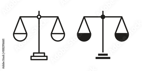 Equality icon suitable for mobile application.