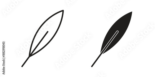 Feather icon suitable for mobile application.