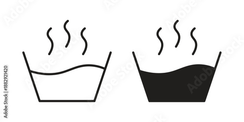 Hot Water icon suitable for mobile application.