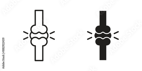 Joint icon suitable for mobile application.