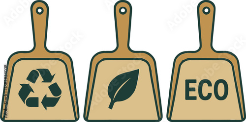 Ecofriendly Recycling Symbols