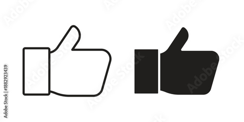 Like icon suitable for mobile application.