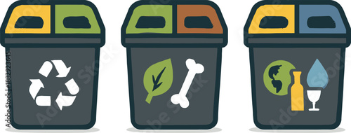 Recycling Bins for Waste Management