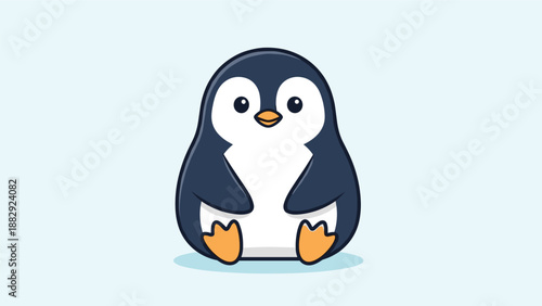 Blindfolded businessman walks tentatively toward a massive dark blue bag of money marked with a gold dollar sign.