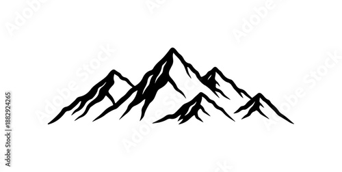 Mountain Silhouette Illustration