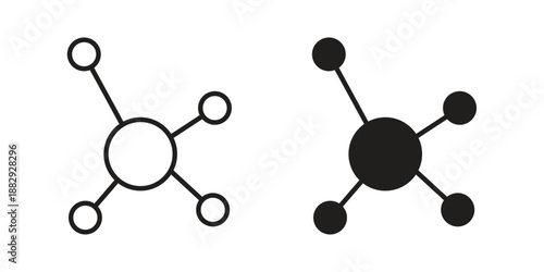 Particle icon suitable for mobile application.