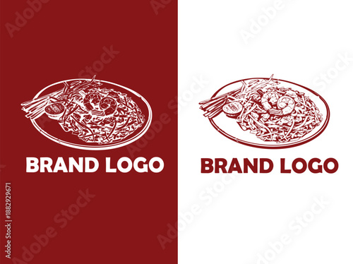 padthai thai street food logo