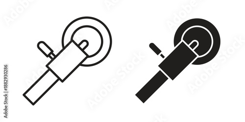 Polisher icon suitable for mobile application.