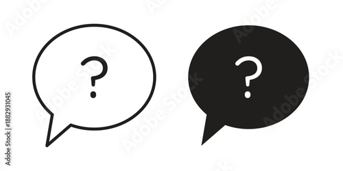 Question icon suitable for mobile application.