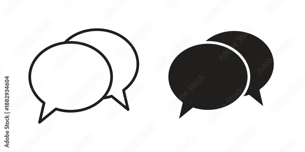 Naklejka premium Speech bubble icon suitable for mobile application.