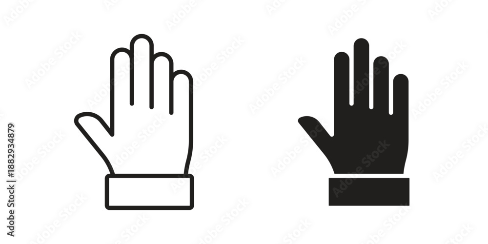 Obraz premium Stop icon suitable for mobile application.