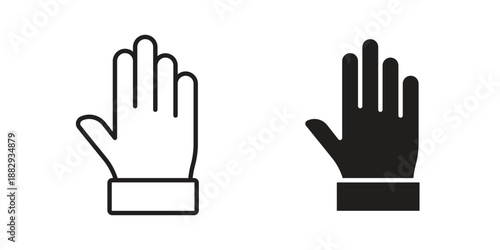 Stop icon suitable for mobile application.