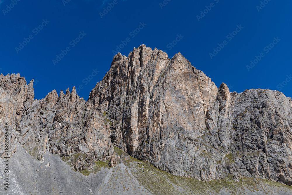 Fototapeta premium High-altitude scenery in the Cerces Massif, Savoie, French Alps