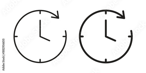 Time forward icon suitable for mobile application.