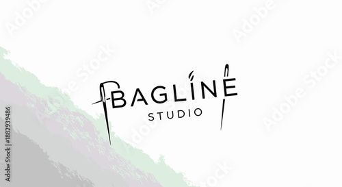Bagline Studio Logo Design Element.