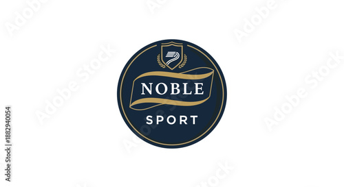 Noble Sport Logo Emblem Badge Icon.