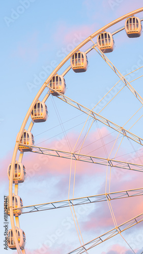 ferris wheel on a sunny day
