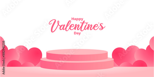 Romantic Valentine's Day Heart Background