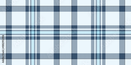Woman seamless check background, doodle fabric texture tartan. Herringbone plaid textile pattern vector in alice blue and blue colors.