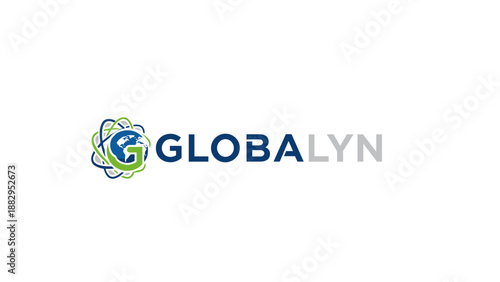 Globalyn Logo Design Element Corporate Identity.