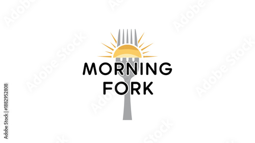 Morning Fork Logo with Rising Sun.