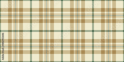 Other plaid fabric texture, autumn check seamless background. Menswear tartan vector textile pattern in light and pastel colors.