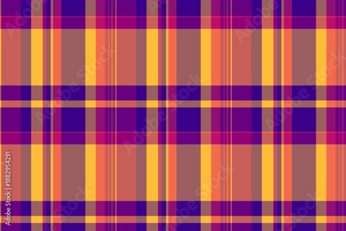 Underwear pattern texture plaid, summer fabric check textile. Expensive seamless vector background tartan in red and pink colors.