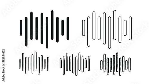 Sound wave patterns and their textual representations