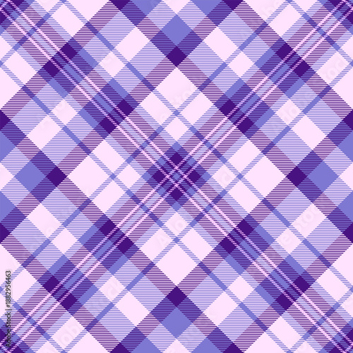 Stripe textile tartan texture, tone vector seamless check. Antique fabric pattern background plaid in light and indigo colors.