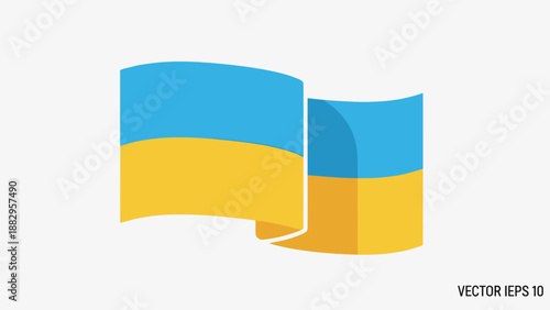 Waving Ukrainian Flag A Symbol of National Identity and Resilience.