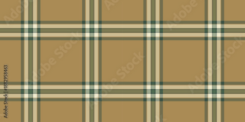 Oriental fabric vector texture, december seamless pattern textile. Stationary plaid tartan check background in yellow and amber colors.