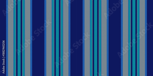 Styling vector lines texture, folded textile fabric seamless. Usa vertical stripe background pattern in blue and light colors.