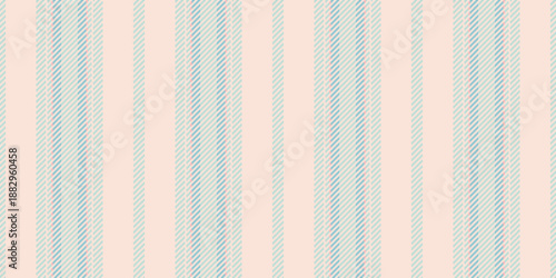 Vrim seamless fabric vertical, drawing pattern lines background. Tnfant vector stripe textile texture in light and cyan colors.