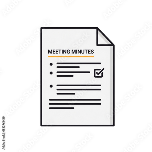 Meeting minutes document