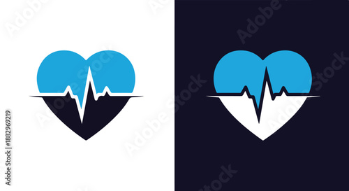 Heart monitor icon variations