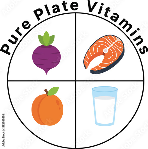 Healthy food sources of zinc in an informational minimalist illustration graphic vector illustration 