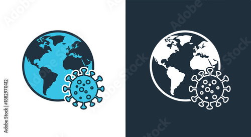 Global impact of pandemic illustrated