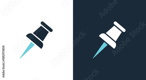 Minimalist thumbtack design