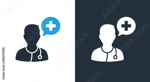 Doctors communicating medical advice