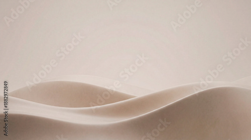 Soft Architectural Waves Background in Warm Neutral Tones