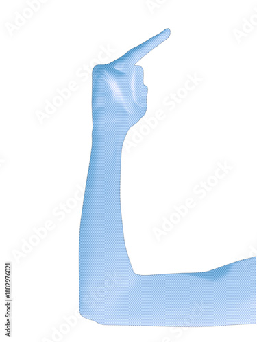 Isolated Human Hands and Arms PNG Cutouts with Stylized Color Treatment
