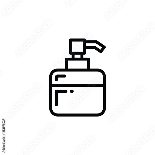 Hand sanitizer dispenser isolated on white background, Vector, illustration